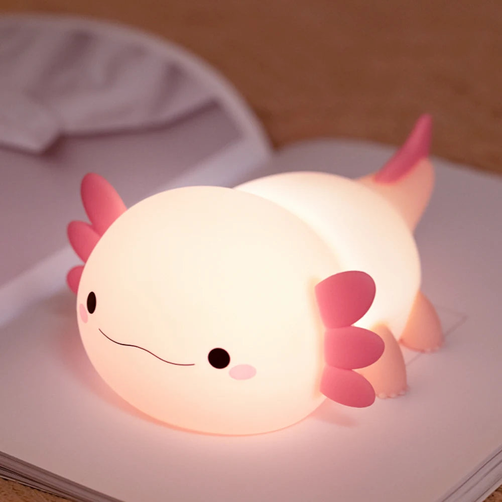 Cute Duck & Capybara Silicone Night Light – Touch Control, Rechargeable