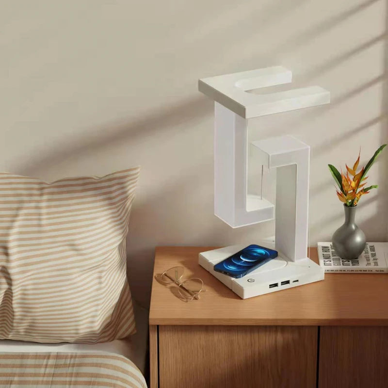 Floating Night Light with 10W Removable Wireless Charger