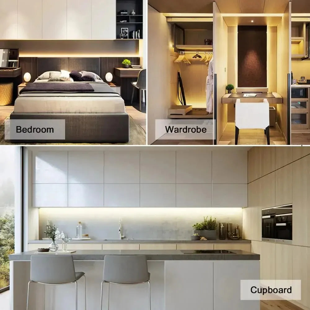 Gesture-Control LED Light Strip 💡 | 1M USB 5V | Dimmable for TV & Room Setup