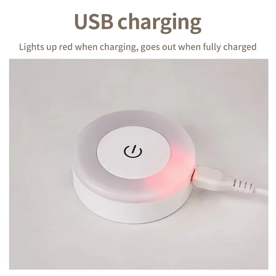 Round Magnetic Rechargeable LED Night Light