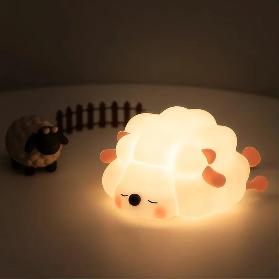 Cozy Animal Silicone Night Light