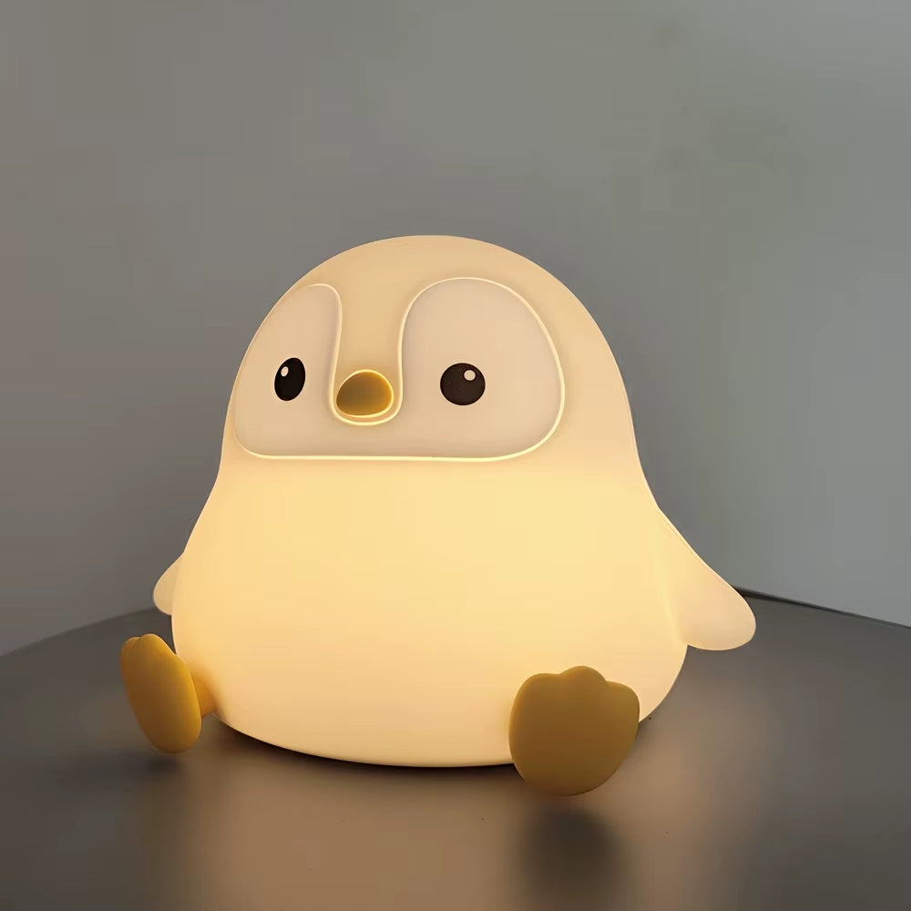 Cute Duck & Capybara Silicone Night Light – Touch Control, Rechargeable