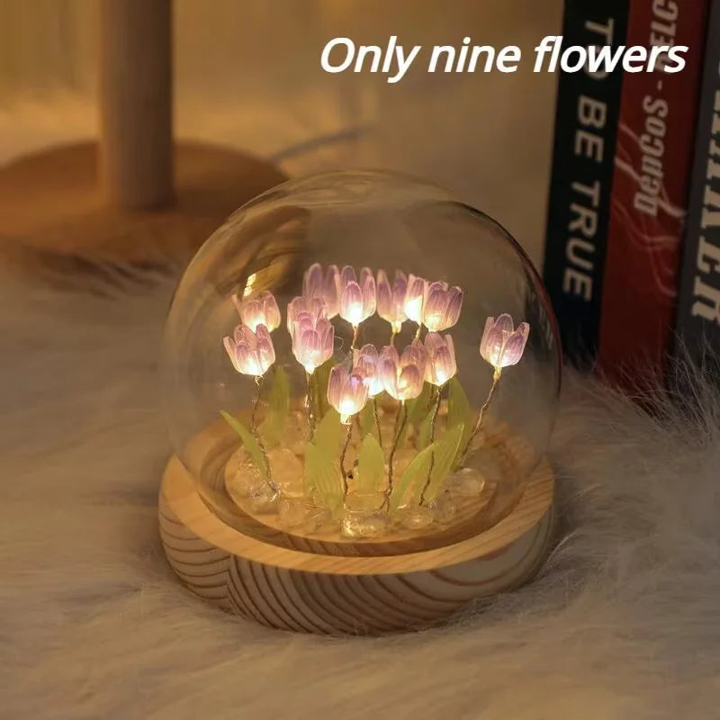 Handmade LED Tulip Night Light