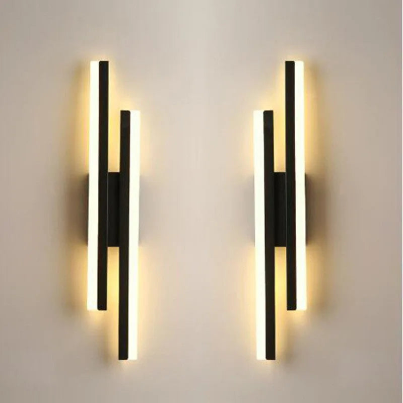 Modern Copper LED Wall Sconce with Acrylic Lampshade