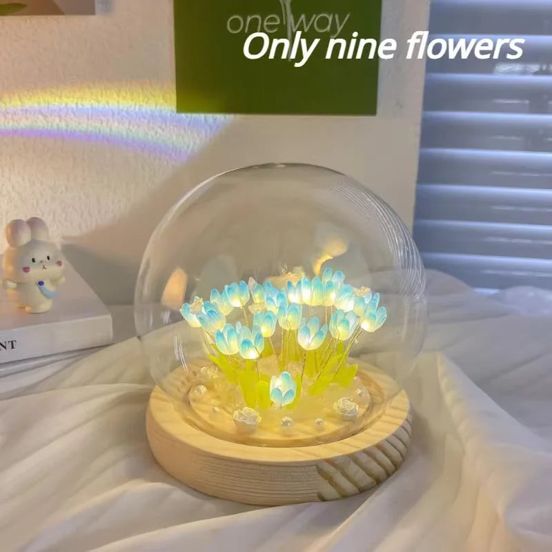 Handmade LED Tulip Night Light