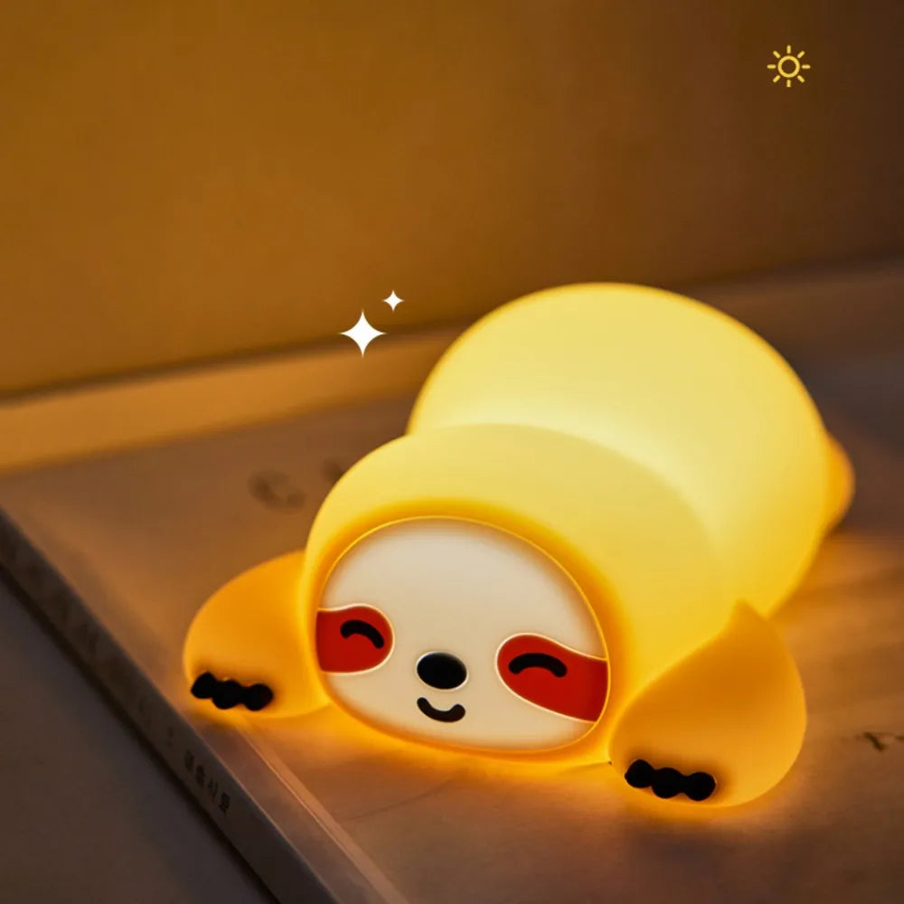 Silicone Night Light - Adorable Fox, Frog, and Duck Designs with Touch Sensor and Rechargeable Features for Nursery and Bedroom Decor