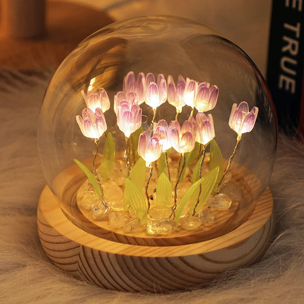 Handmade LED Tulip Night Light