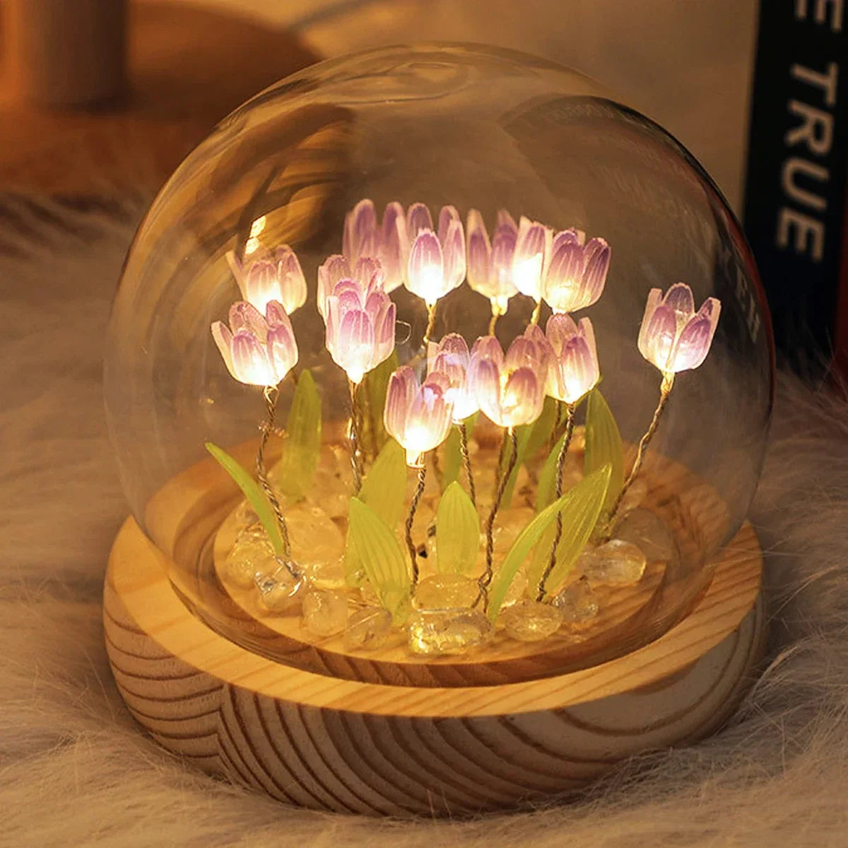 Handmade LED Tulip Night Light