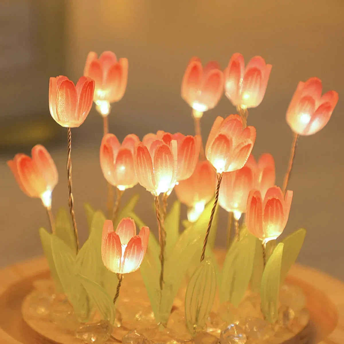 Handmade LED Tulip Night Light