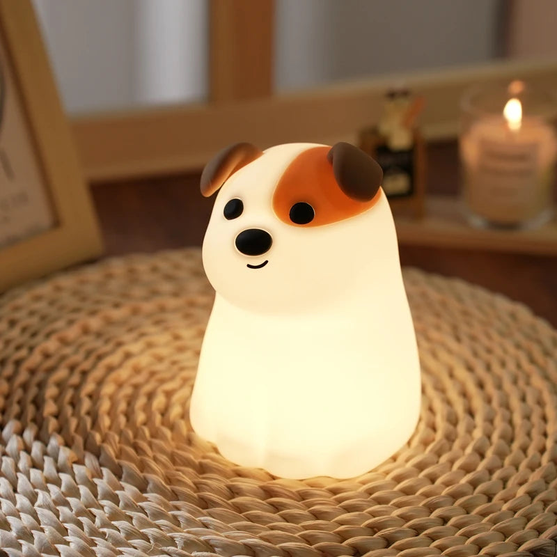 Silicone Night Light - Adorable Fox, Frog, and Duck Designs with Touch Sensor and Rechargeable Features for Nursery and Bedroom Decor