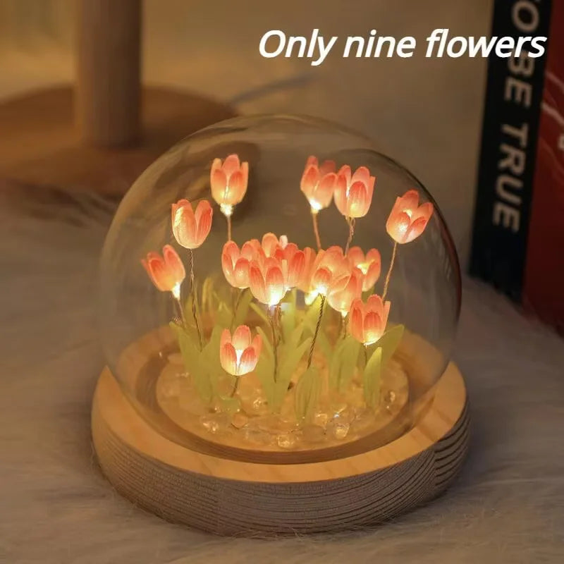 Handmade LED Tulip Night Light