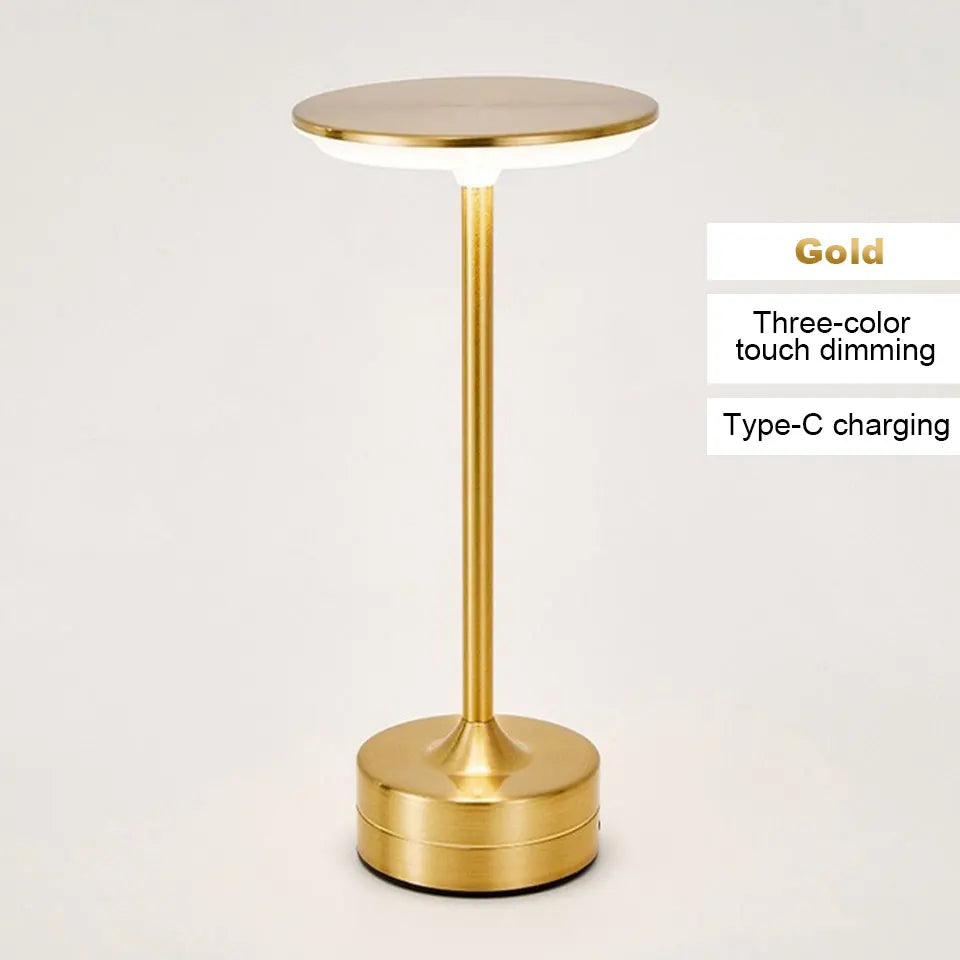 Vintage Metal LED Desk Lamp Touch Control