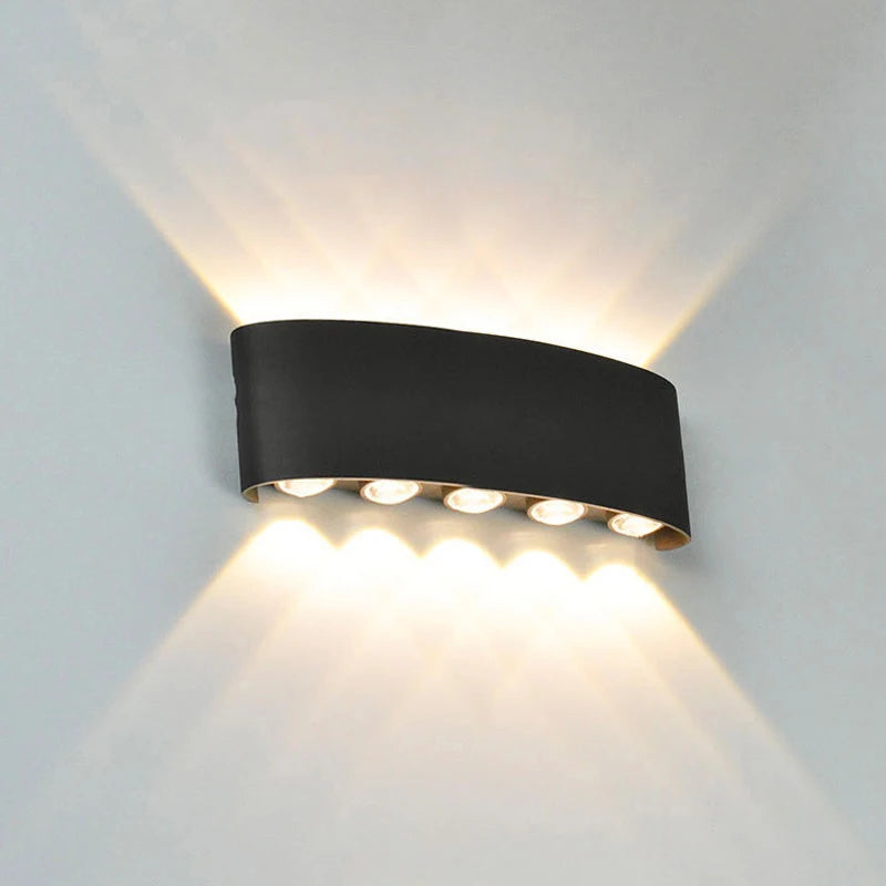 Modern Waterproof Up & Down LED Wall Lamp