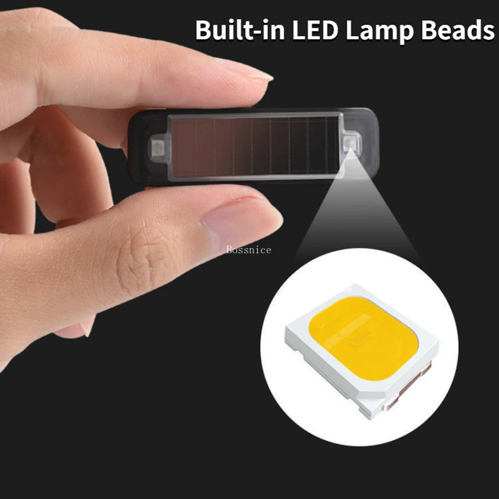 Solar Car Anti-Theft LED Light – Wireless Warning & Safety Indicator