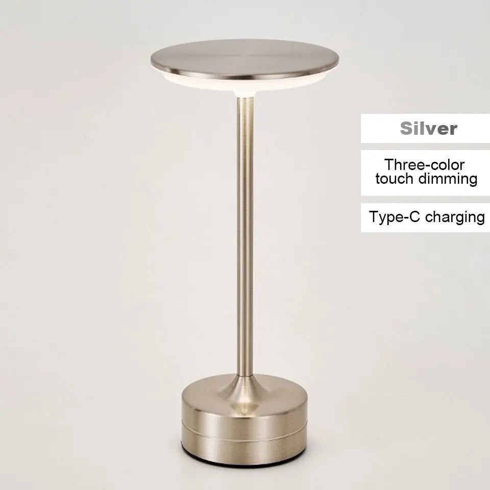 Vintage Metal LED Desk Lamp Touch Control