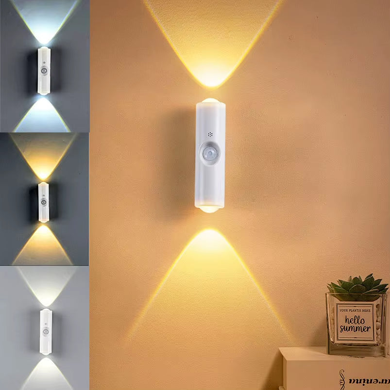Smart RGB Motion Sensor Night Light – Rechargeable & Magnetic