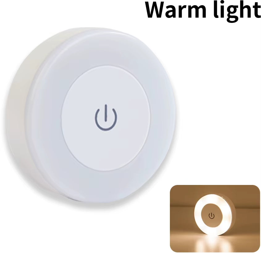 Round Magnetic Rechargeable LED Night Light