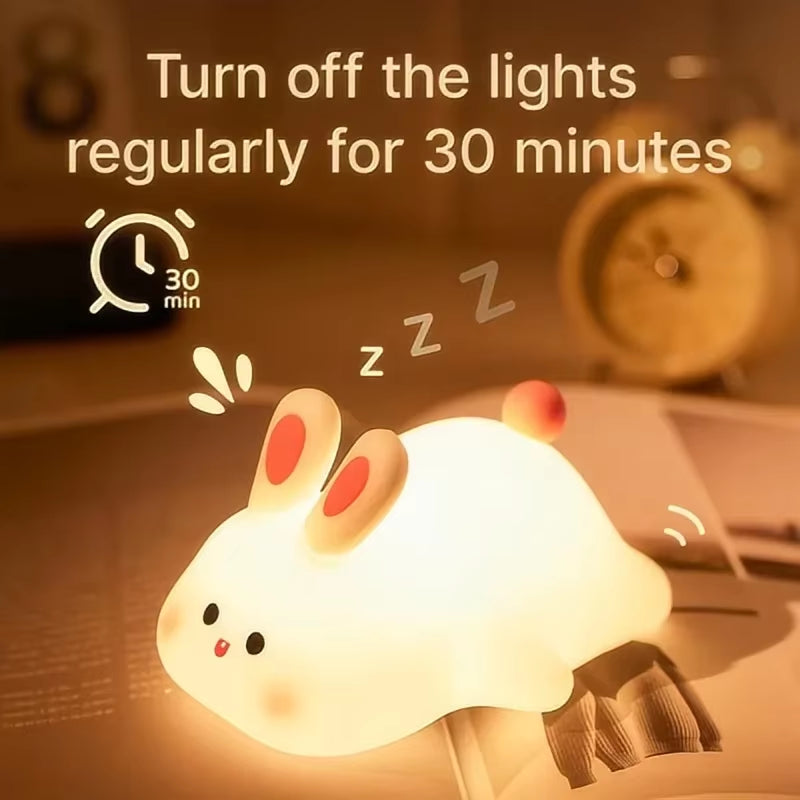 Cozy Animal Silicone Night Light