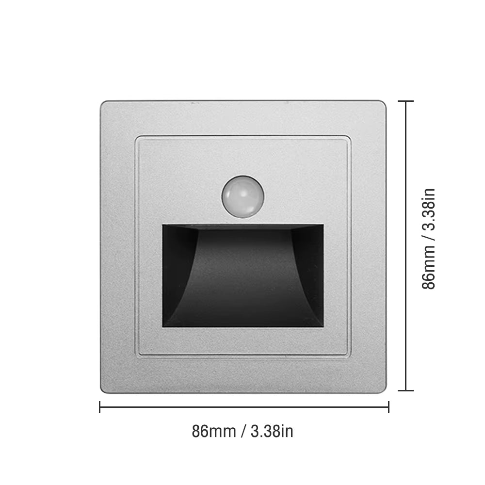 PIR Sensor Recessed LED Stair Light