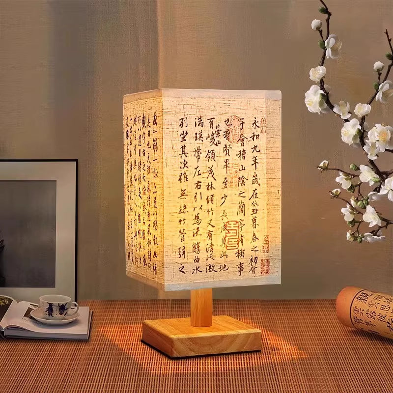 LED Dimmable Table Lamp with Fabric Shade