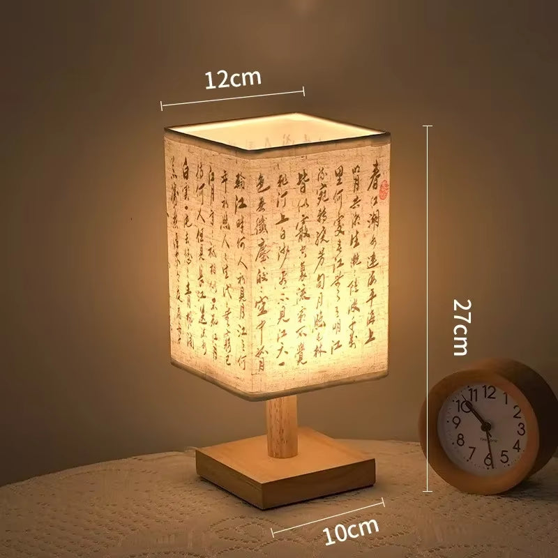 LED Dimmable Table Lamp with Fabric Shade